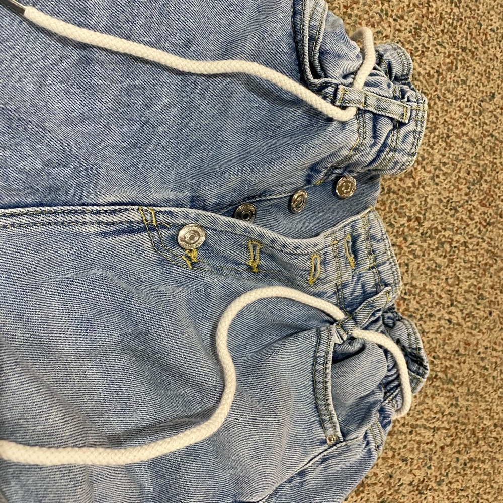 BAGGY MOM JEAN BLUE 5 BUTTONS ZARA